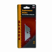Plastic/Heavy-Duty Utility Knife Blades, 10 per Pack