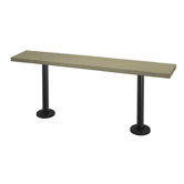 Lenox Pedestal Bench - 4 Ft (2 Pedestals)