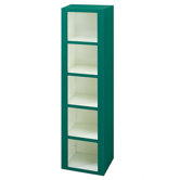 Plastic Cubby Locker - 5 Tier - 1 Section