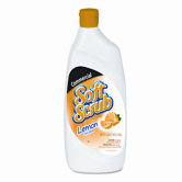 Soft Scrub Lemon Cleanser, Non-Bleach, Biodegradable, 24oz