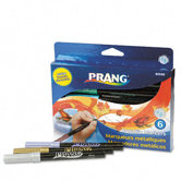 Prang Washable Markers, Bullet Tip ( Set of 6)