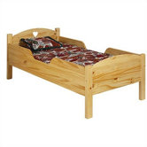 Traditional Heart Toddler Bed