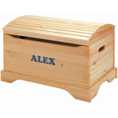Personalized Captain's Chest Toy Box