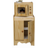 Kid's Kitchen Microwave Oven and Pantry