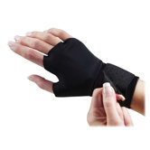 Support Glove, w/ Wrist Strap, Small, Black