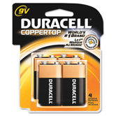 9V-Cell Coppertop Alkaline Batteries