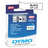 D1 Standard Tape Cartridge for Label Makers, 0.75" x 23'