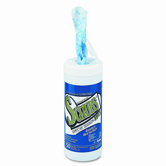 Medaphene SCRUBS Disinfectant Wipes, 6 x 8, 50/canister, 6/carton