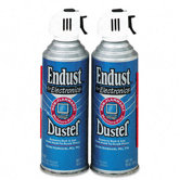 Compressed Gas Duster, 2 10Oz Cans/Pack