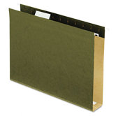 Reinforced 2" Extra Capacity Hanging Folders, Letter, 25/Box