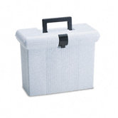 Portafile File Storage Box, Letter, Plastic, 14-7/8 X 6-1/2 X 11-7/8