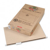 Earthwise Earthwise 100% Recycled Paper Hanging Folders, Kraft, Legal, 25/Box