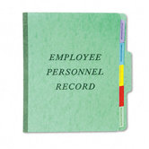 Vertical Personnel Folders, 1/3 Cut Top Tab, Letter