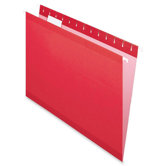 Reinforced Hanging File Folders, Letter, 25/Box