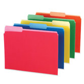 Interior File Folders, 1/3 Cut Top Tab, Legal, 100/Box