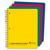 5-Subject College Ruled Notebook