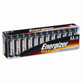 Alkaline Batteries, AA, 24/pack