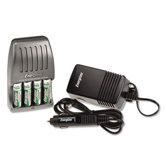 Charger, for 4 Aa or Aaa Nimh Batteries, 15-Minute Charge Cycle
