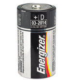 Max Alkaline Batteries, D, 2 Batteries/Pack