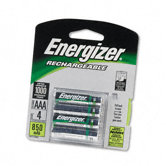 E2 Nimh Rechargeable Batteries, Aaa, 4 Batteries/Pack