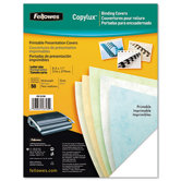 Copylux Printable Binding System Covers, 50/Pack