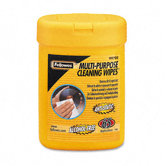 Multipurpose Cleaning Wet Wipes, Cloth, 65/Tub