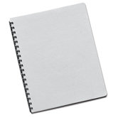Classic Grain Texture Binding System Covers, 11-1/4 X 8-3/4, 200/Pack