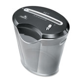 Shredder, Cross-Cut,Light Duty,10 Sht Cap,16-1/2"x15"12",BK