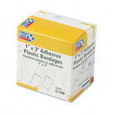 Plastic Adhesive Bandages, 100/Box