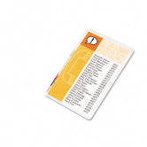 HeatSeal Laminating Pouches, 5mm, 5-1/2 x 3-1/2, 25/pack
