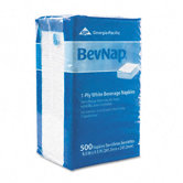 Bevnap Beverage Napkins, Single-Ply, 4000/Carton