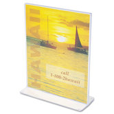 Stand-Up Double-Sided Sign Holder