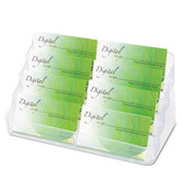 Eight-Pocket Business Card Holder, Capacity 400 Cards, Clear