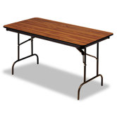 Premium Wood Laminate Folding Table, Rectangular, 96W X 30D X 29H