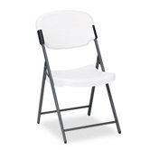 Rough 'n' Ready Mid-Back Polyethylene Folding Office Chair