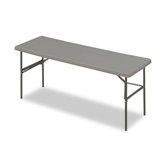Indestructable Too 1200 Series Resin Folding Table, 72W X 24D X 29H