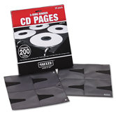 Vaultz Two-Sided CD Refill Pages for Three-Ring Binders, 25 per Pack