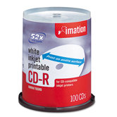 CD-R Disc, 700Mb/80Min, 52X, Spindle, 100/Pack