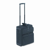 Rolling Dual-Side Notebook/Overnight Case, Nylon, 15 x 10 x 18, Black