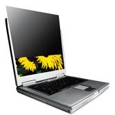 Secure View Notebook PC/LCD Privacy Filter, Fits 15" Screens