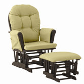 Custom Hoop Glider and Ottoman