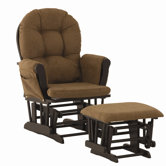 Custom Hoop Glider and Ottoman