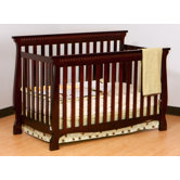 Venetian 4 in 1 Fixed Side Convertible Crib in Cherry