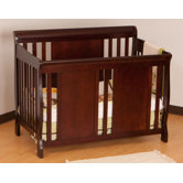 Verona Fixed Side Convertible Crib in Cherry