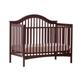 Ravena Fixed Side Convertible Crib in Cherry