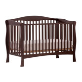 Savona Fixed Side Convertible Crib in Espresso