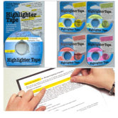 Removable Highlighter Tape 1 Roll