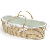 Moses Basket with Waffle Bedding