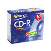 CD-RW Discs, 10/Pack