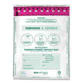 Deposit Bag, Bio-Natural,Tamper Evident,12"x16",100/CT,WE